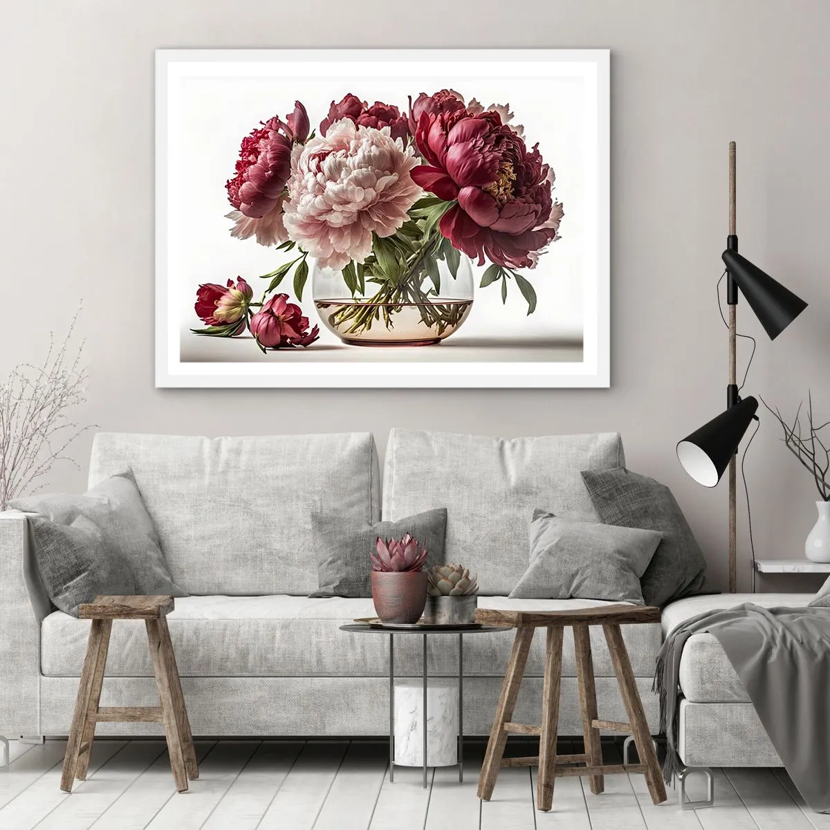 Poszter fekete keretben - A szépség teljes virágzásában - 70x50 cm