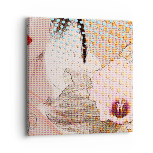 Vászonkép - Képregényes heroin - 40x40 cm