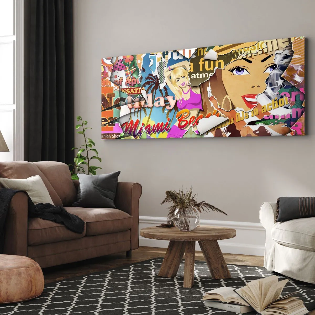 Vászonkép - Nyári visszaemlékezések - 100x40 cm