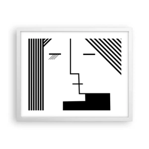 Poszter fekete keretben - Egyszerűen egy csók - 50x40 cm