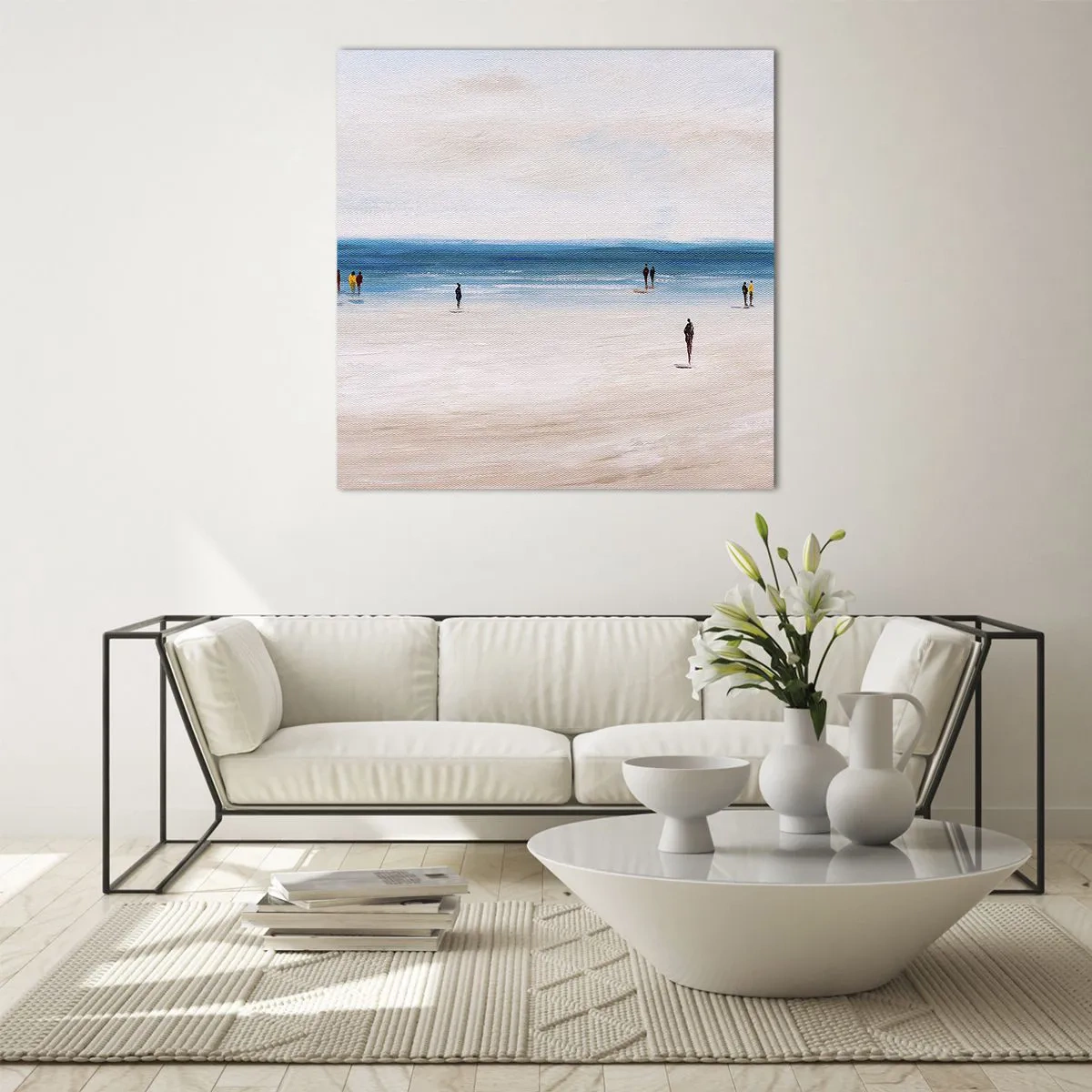 Üveg kép - Természetes igény - 40x40 cm