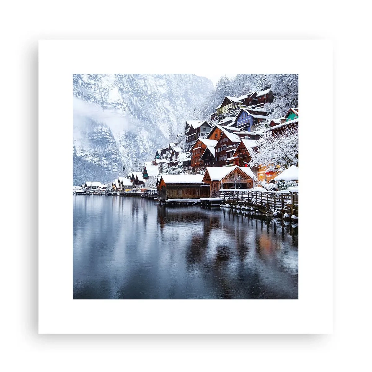 Poszter - Téli díszben - 30x30 cm