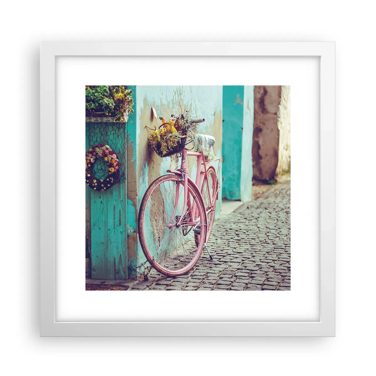 Poszter fekete keretben - Mindjárt visszajövök - 30x30 cm