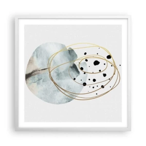 Poszter fekete keretben - Az ölelő térben - 60x60 cm