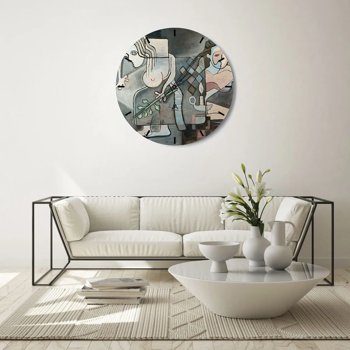 Falióra, Óra - Lélek és matéria mozaikja - 30x30 cm