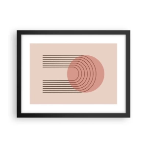 Poszter fehér keretben - Ellenállhatatlan vonzalom - 40x30 cm