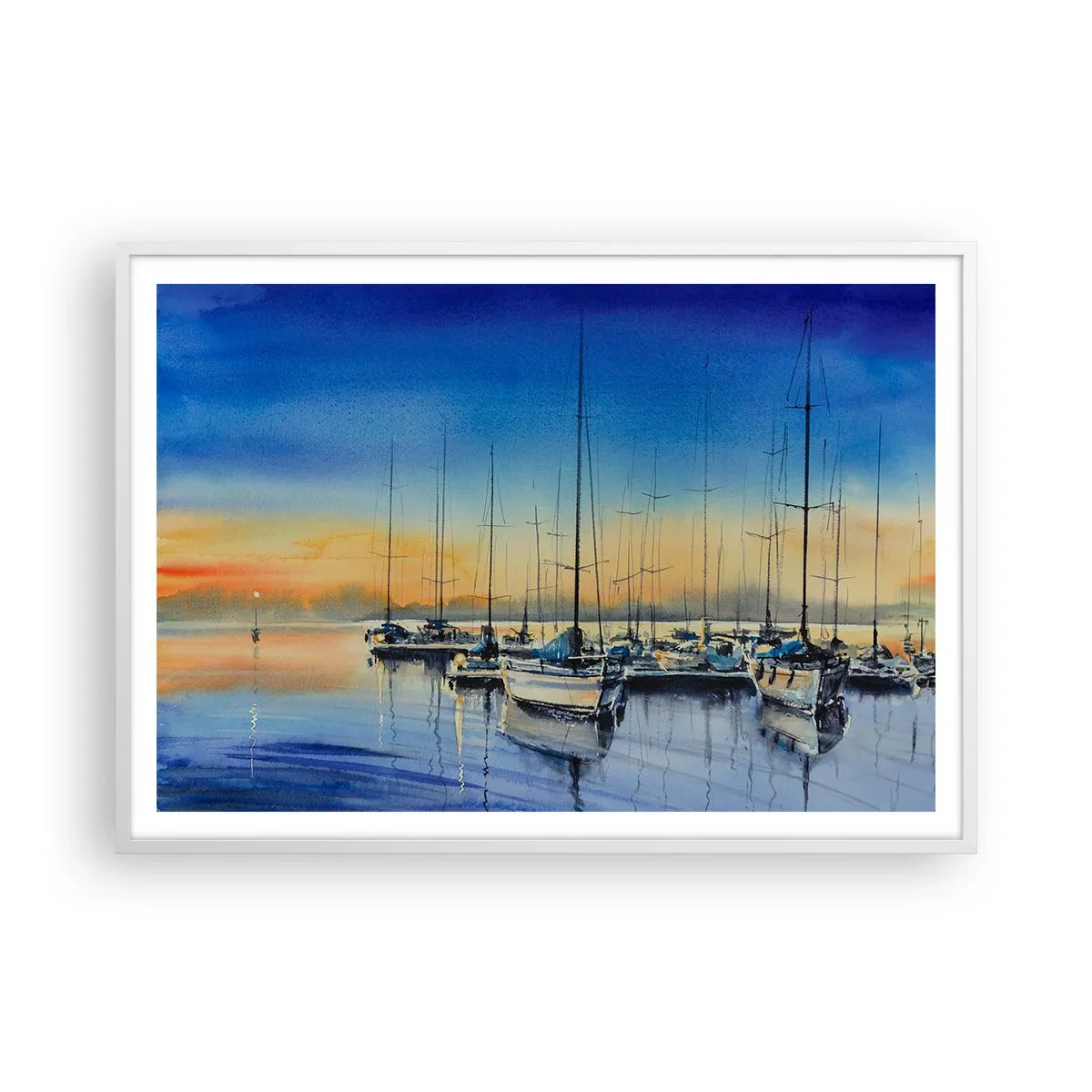 Poszter fekete keretben - Egy szép nap vége - 100x70 cm