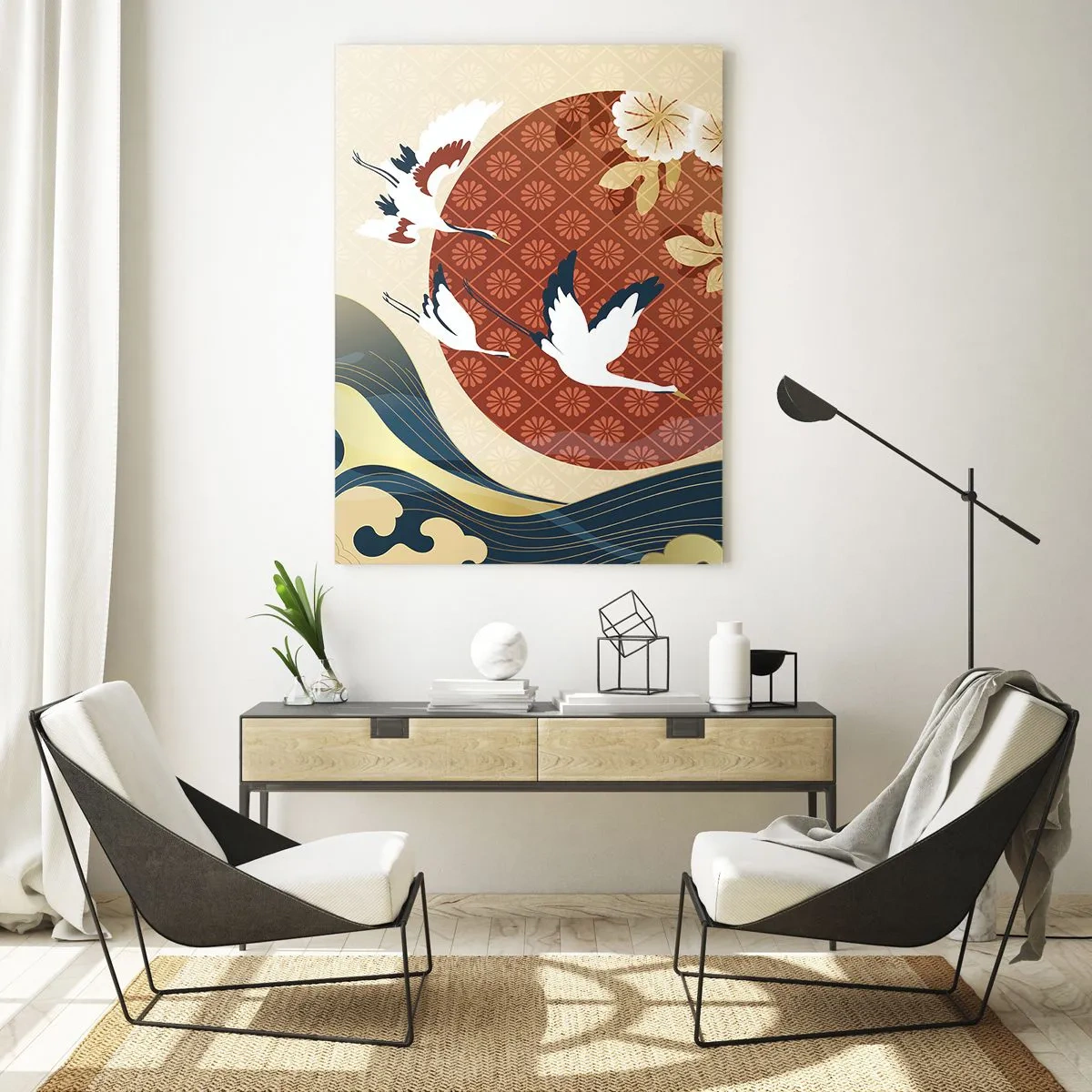 Üveg kép - Japán mese - 50x70 cm