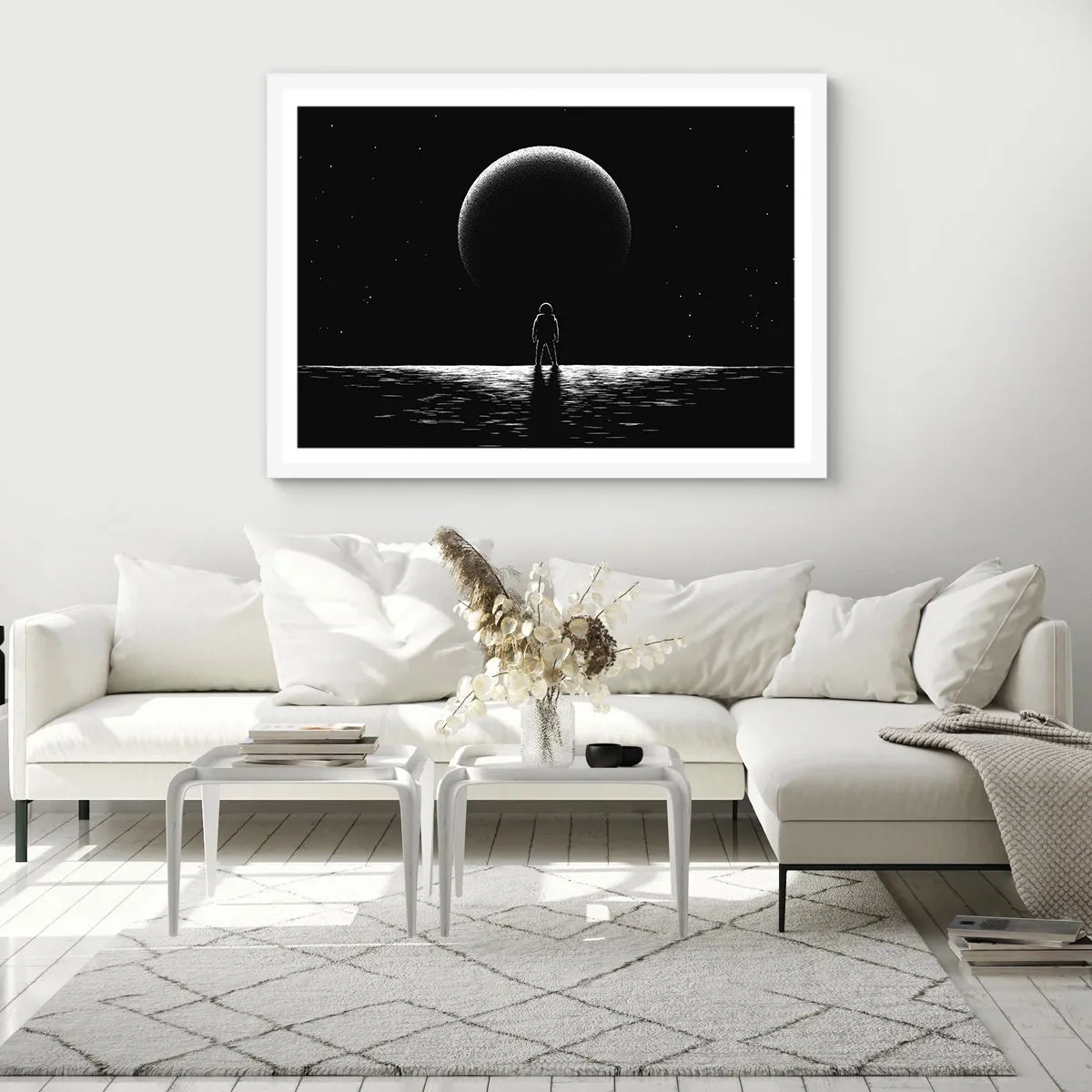 Poszter fekete keretben - Szemtől szemben - 100x70 cm