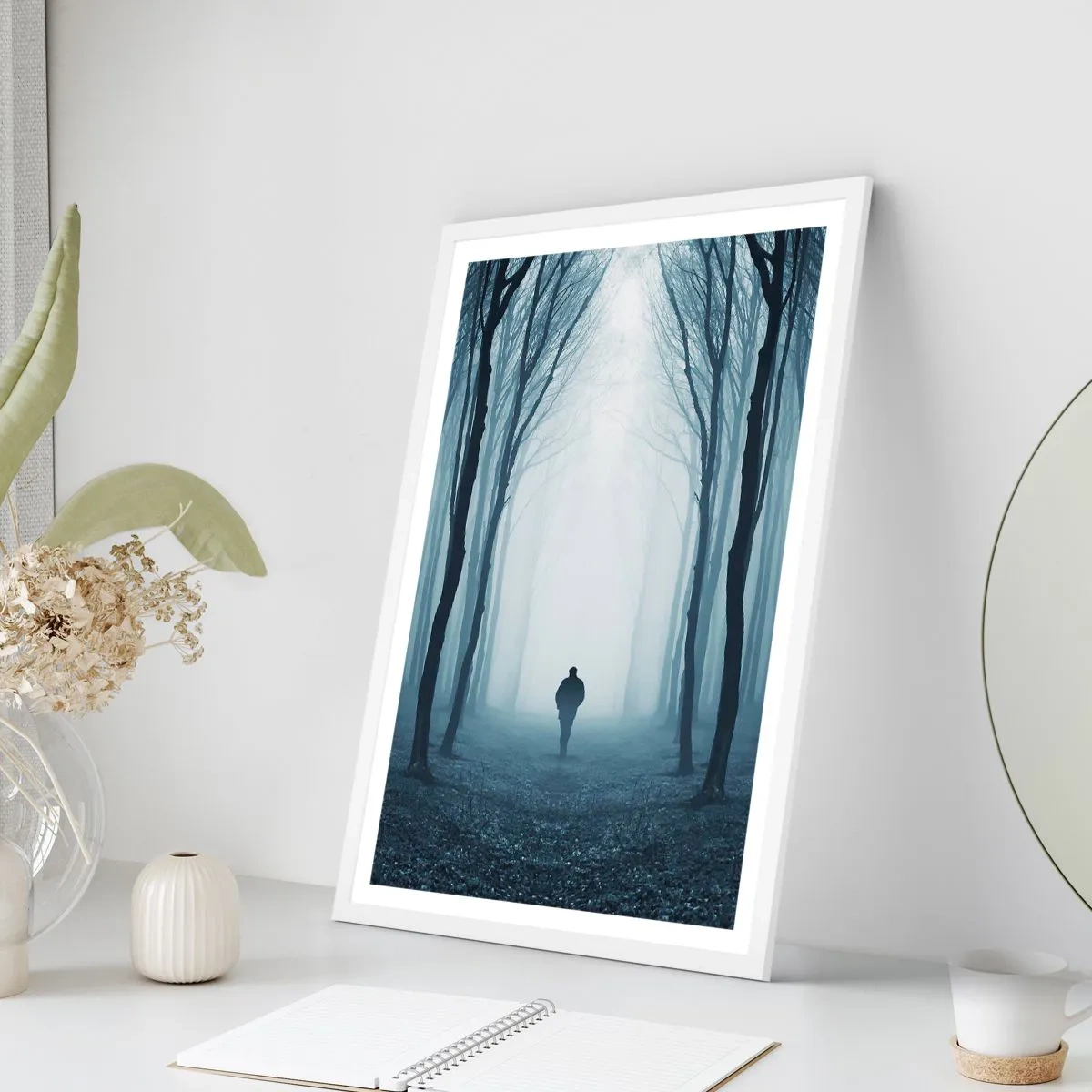 Poszter fekete keretben - És minden egyszerű és világos - 50x70 cm