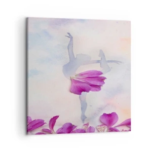 Vászonkép - Gyengéd, mint a virág - 60x60 cm