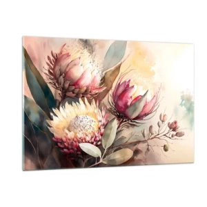 Üveg kép - Profilból és en face - 120x80 cm