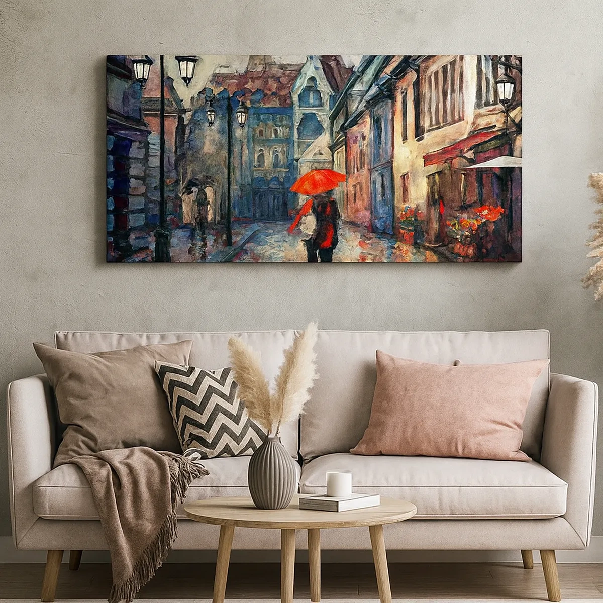 Vászonkép - Eső a kettőjüknek - 30x30 cm