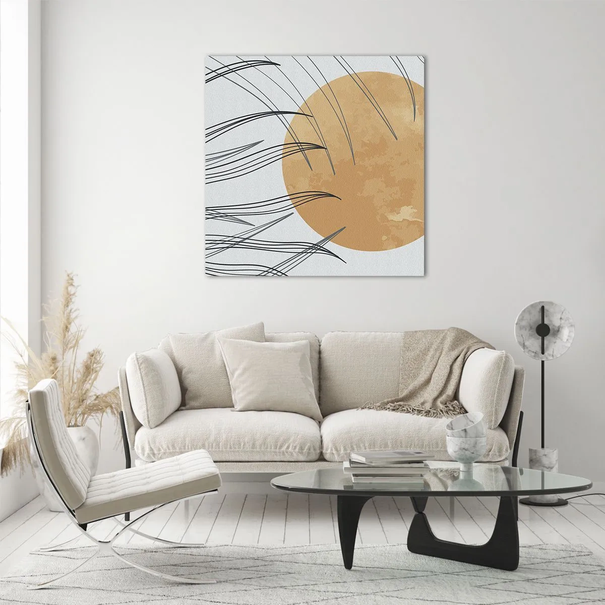 Üveg kép - Mindig a nap felé - 30x30 cm