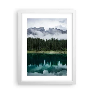 Poszter fekete keretben - Csitt, csit, ne zavard fel az állóvizet... - 30x40 cm