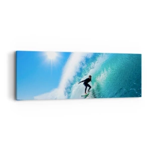 Vászonkép - A nagy kéken keresztül - 90x30 cm