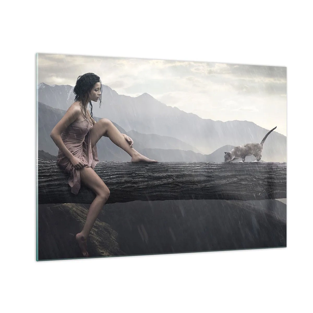 Üveg kép - A szépség csúcsai - 100x70 cm