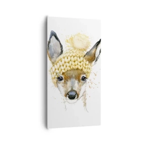 Vászonkép - Télre havas erdőben - 65x120 cm