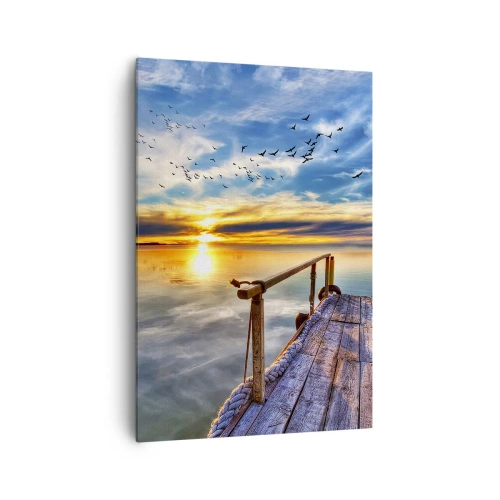 Vászonkép - Megnyugszik a szél - 70x100 cm