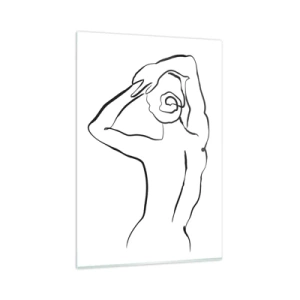 Üveg kép - Reggeli cselekvés - 80x120 cm