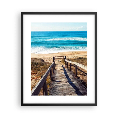 Poszter fehér keretben - Fuss! - 40x50 cm