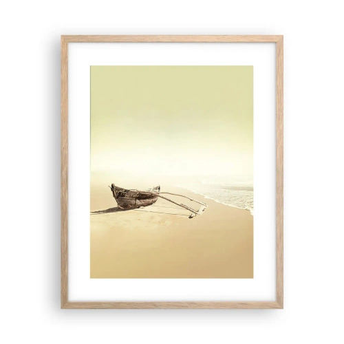 Poszter világos tölgy keretben - A déli tengerek megemlékezése - 40x50 cm