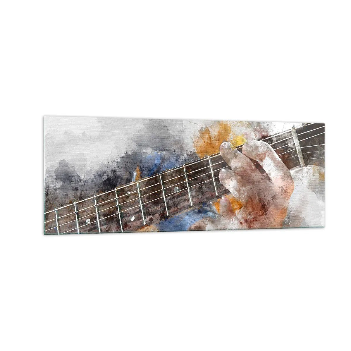 Üveg kép - Költészet a húrok között - 140x50 cm