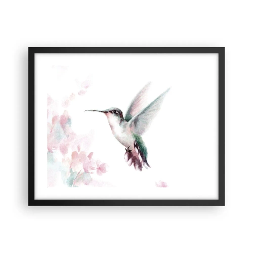 Poszter fehér keretben - Reptében lefagyva - 50x40 cm