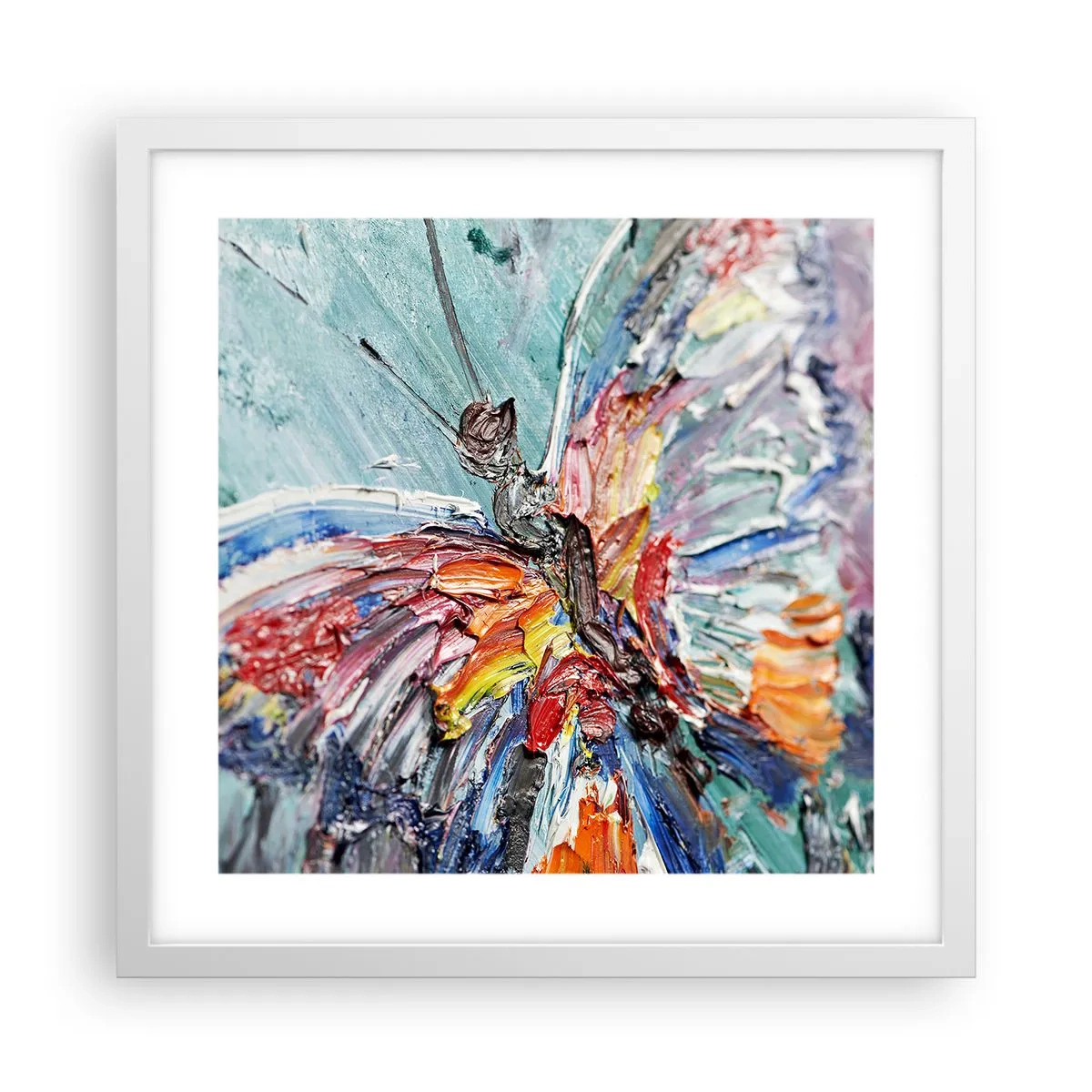 Poszter fekete keretben - A természet által festett - 40x40 cm