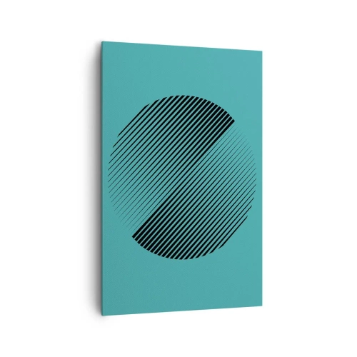 Vászonkép - A kör - egy geometriai variáció - 80x120 cm
