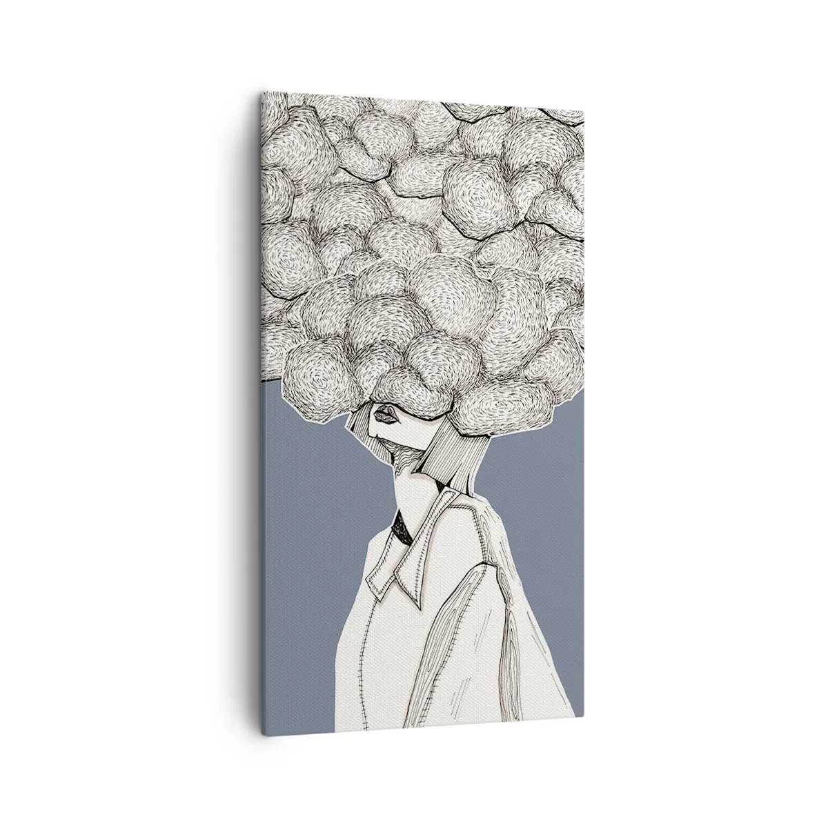 Vászonkép - Fejjel a fellegekben - 45x80 cm