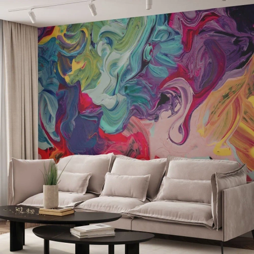 Fotótapéta Premium Sand - Színek születése - Absztrakció, Darab, Modern minta - 250x175 cm