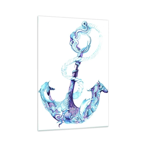 Üveg kép - A tenger titkainak bizalmasa - 70x100 cm