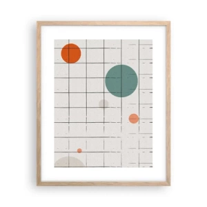 Poszter világos tölgy keretben - Csapdába esve. Mi vagy ők? - 40x50 cm