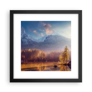 Poszter fehér keretben - A hegyekben és völgyekben - 30x30 cm