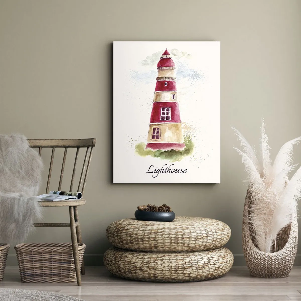 Vászonkép - Körbe mindíg időjárás - 50x70 cm