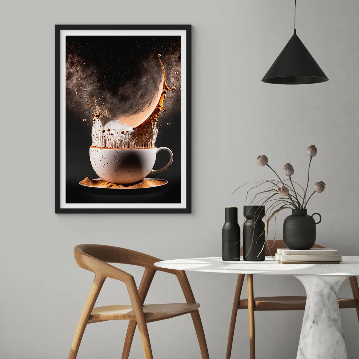 Poszter fehér keretben -  Ízrobbanás - 50x70 cm