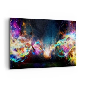 Vászonkép - Vígan a sötét ellen - 120x80 cm