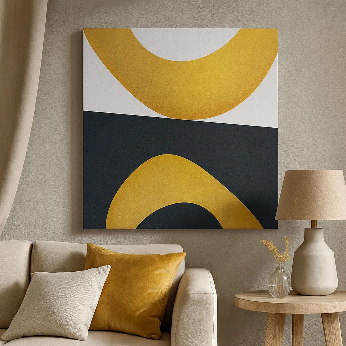 Vászonkép - Először is: arany - 30x30 cm