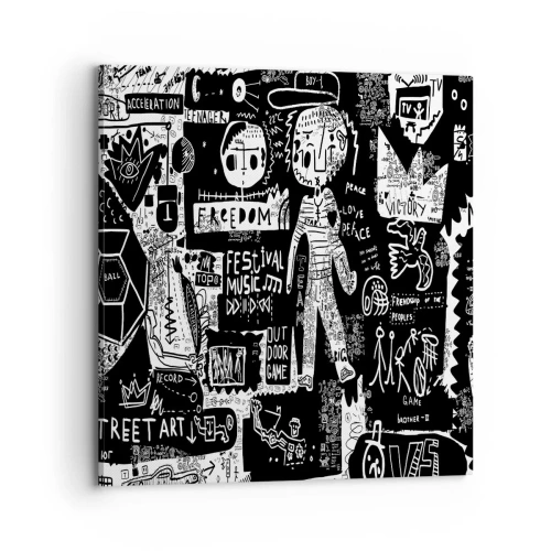 Vászonkép - A szellemi fiatalság törvényei és örömei - 70x70 cm