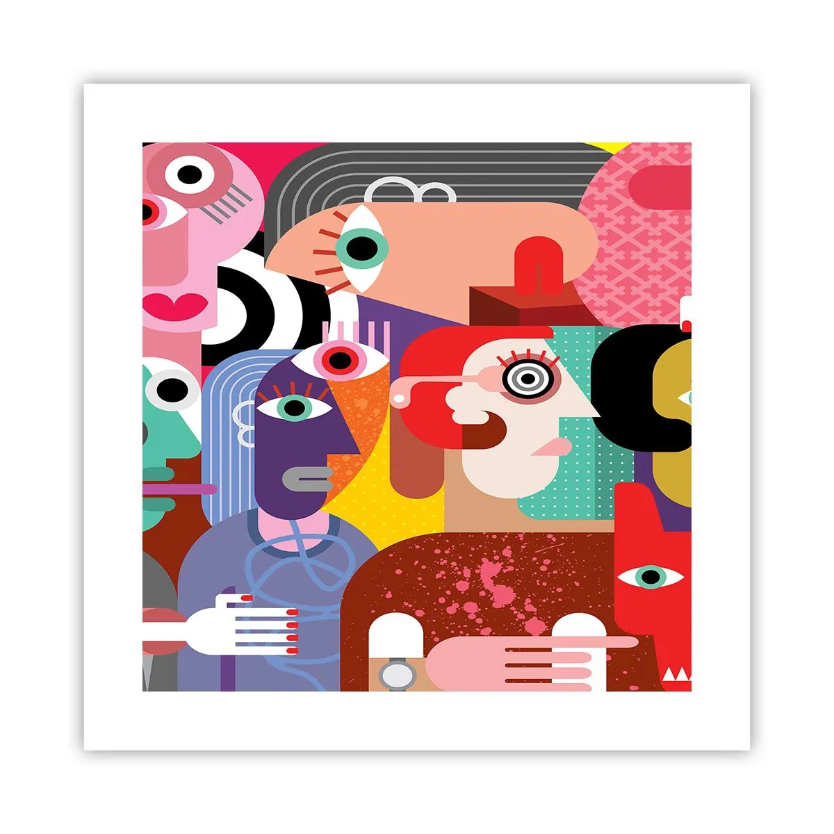 Poszter - Picassó úrtól vagyunk - 40x40 cm