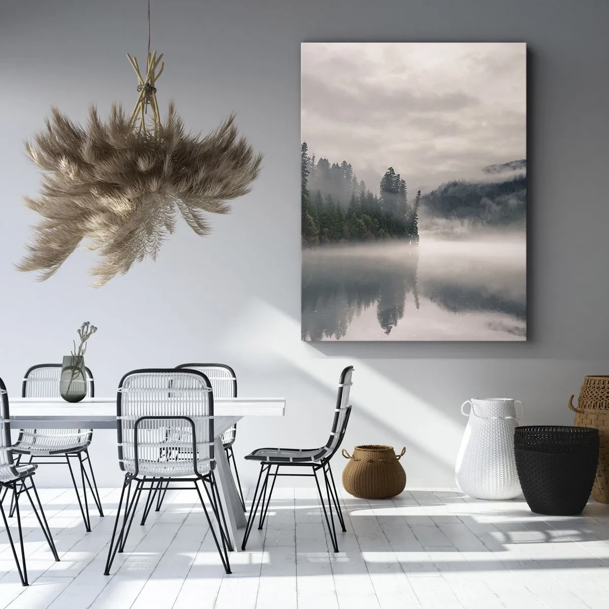 Vászonkép - Ábrándosan, ködben - 50x70 cm