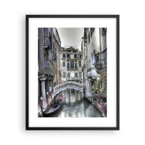 Poszter fehér keretben - Évszázadokon át néma elmélkedésben - 40x50 cm