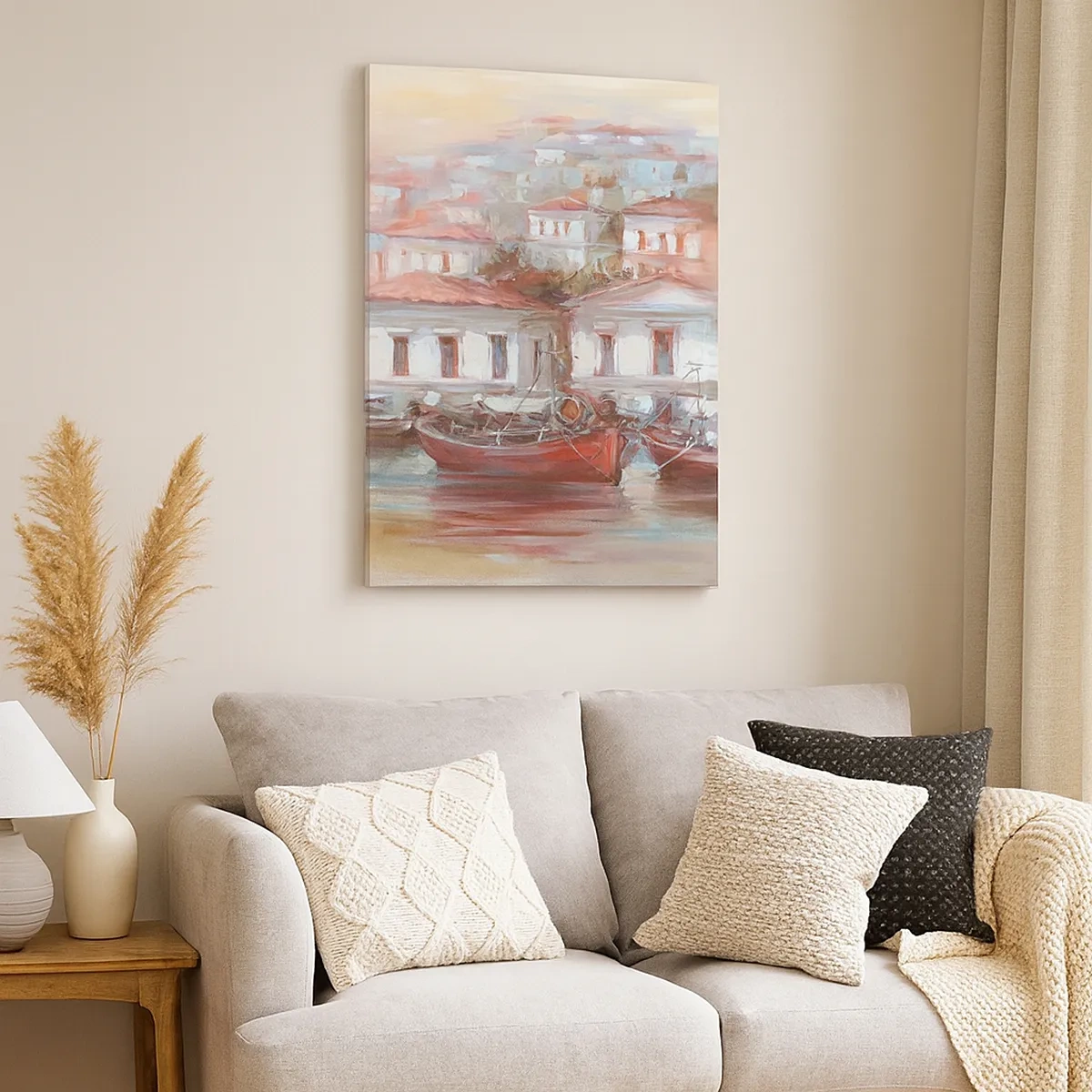 Vászonkép - Boldog kisváros - 50x70 cm