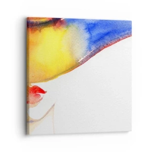 Vászonkép - Egy hölgy portréja    - 30x30 cm