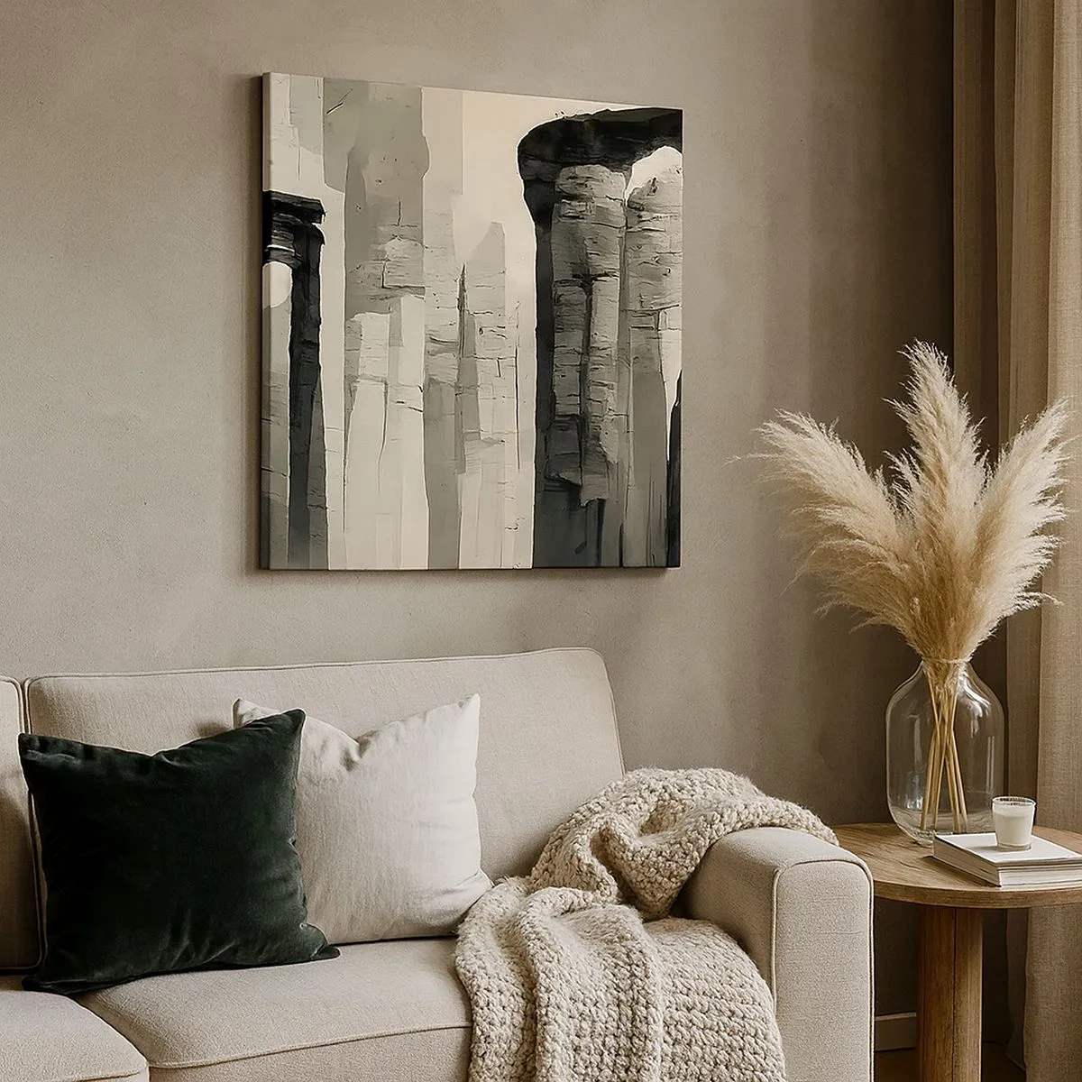 Vászonkép - A régiség fensége - 30x30 cm