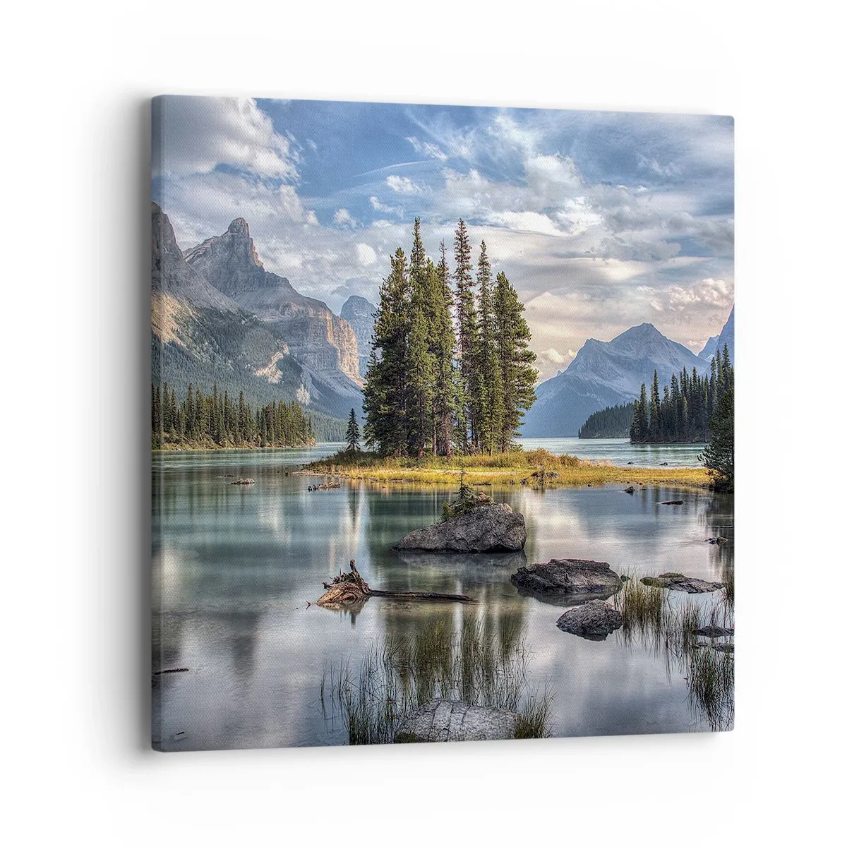 Vászonkép - A nagy és tiszta víz mellett... - 40x40 cm