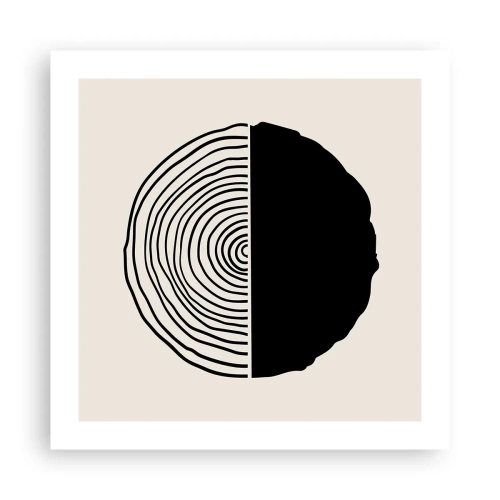 Poszter - Fele fele - 50x50 cm