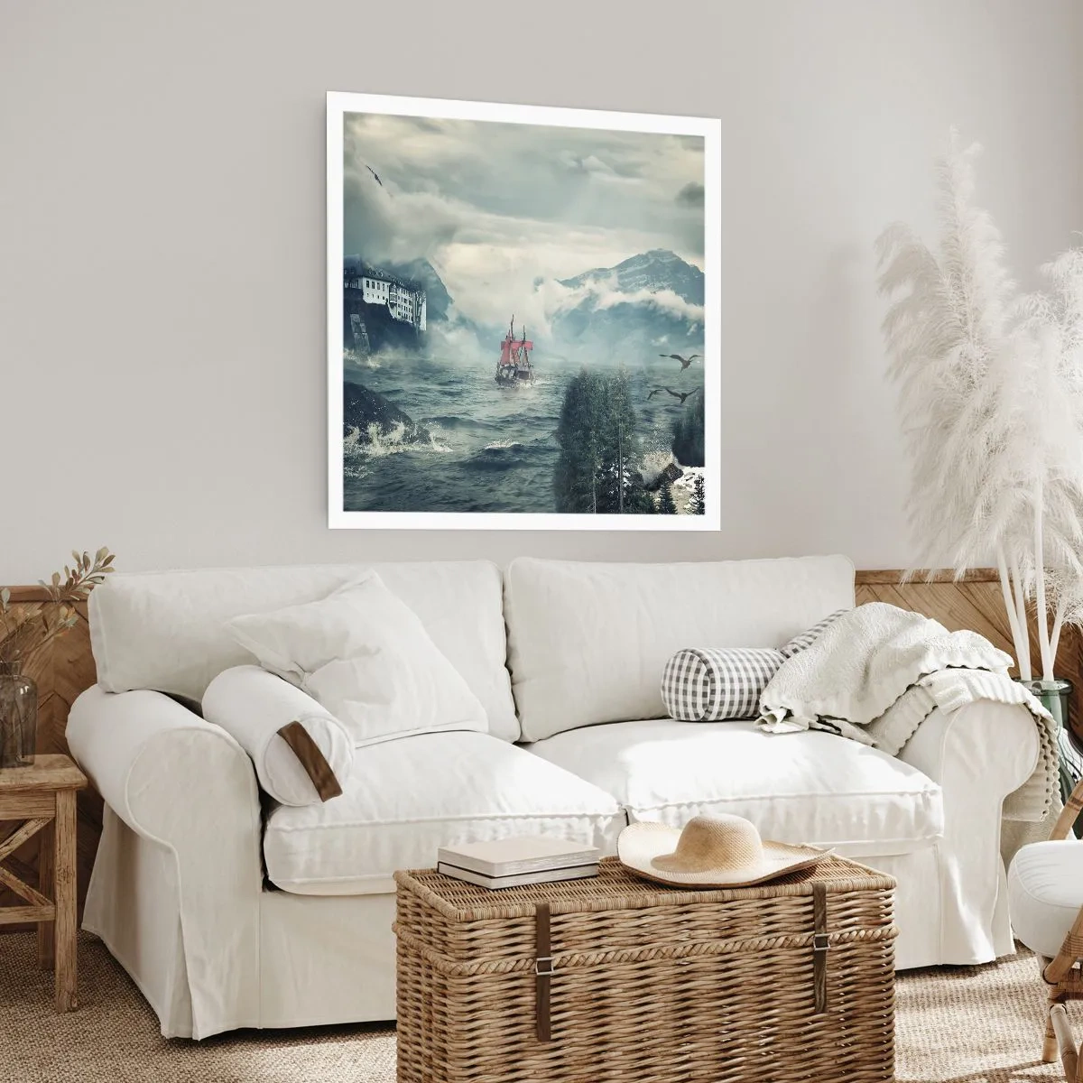 Poszter - Varázslatos vizeken - 60x60 cm