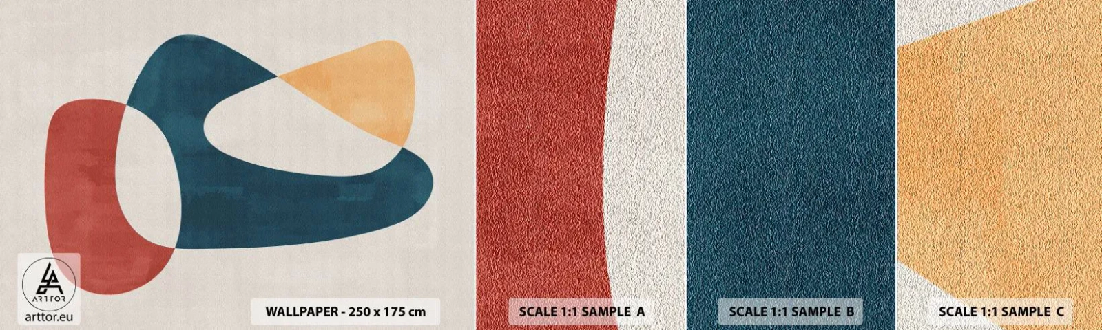 Fotótapéta Minta Standard Eco - Befolyások és metamorfózisok - Darab, Alakzatok, Minimalista - 100x30 cm